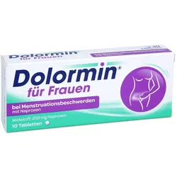 Dolormin für Frauen bei Menstruationsbeschwerden mit Naproxen