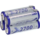 Akkuman Akkupack 4,8V 2700mAh F2x2 Zelle AA LF Z-Form