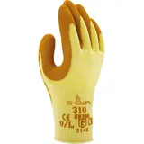 Showa 310, Latex – Beschichtung, Mehrzweck, Gelb / Orange, 10/XL