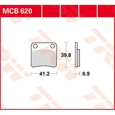 TRW Lucas MCB620 Bremsbelag