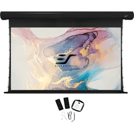 Elite Screens Saker Tab Tension SKT150XHW2-E6 Projektorleinwand, Weiß