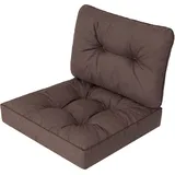 Bjird Sitzkissen 60 x 60 x 10 cm braun 1 St.