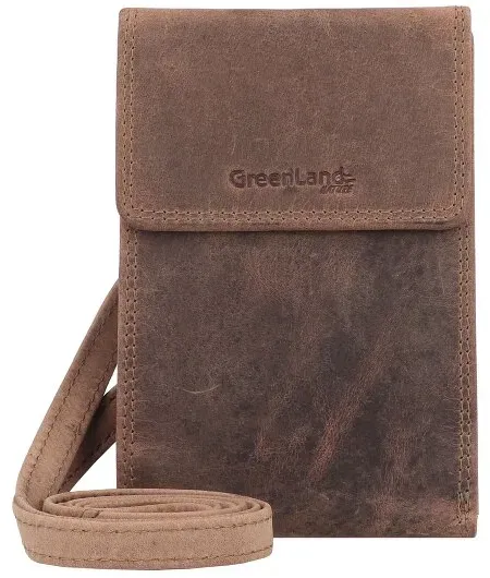 Greenland Nature Stone Brusttasche Leder 11 cm stone