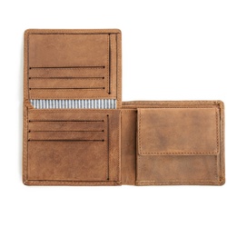 Harold's Antic Accessories Börse quer Natur
