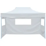 vidaXL Profi-Partyzelt inkl. 3 Seitenwänden 3 x 4 m weiß