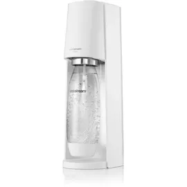 Sodastream Terra white +  2 PET-Flaschen 1 l + Zylinder