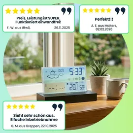 ideoon Moderne Funk-Wetterstation Mehrfarbig 35.1129.01
