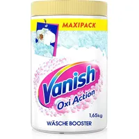 Vanish Oxi Action Powerweiss Pulver Fleckenentferner Wäscher Booster 1,65 kg