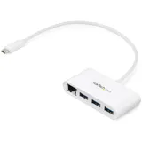 Startech StarTech.com 3 Port USB 3.0 Hub plus Gigabit Ethernet - - Weiß