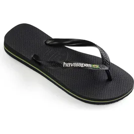 havaianas Brasil Logo Schwarz 43