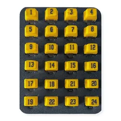 SOFTING Port Identifier Set (#1 - #24), 24x RJ45