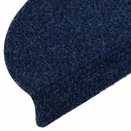 vidaXL Stufenmatten Selbstklebend 5 Stk. 56x17x3 cm Marineblau Halbrund