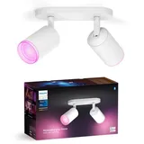 Philips Hue Fugato 2-er Spots 5.7W - weiß