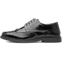 Hush Puppies Women's Verity Brogue Oxford, Schwarz, 38 EU