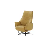 HIMOLLA Relaxsessel aus Leder 7911 ¦ gelb ¦ Maße (cm): B: 74 H: 84 T: 113.0