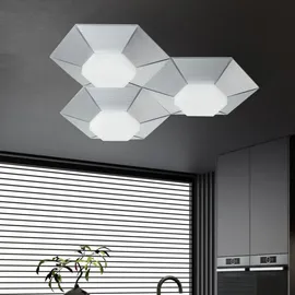 WOFI Deckenleuchte 1 dimmbar Aluminium gebürstet