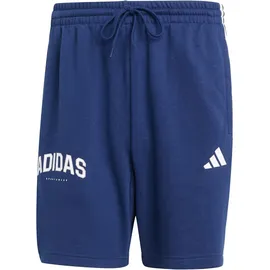 adidas 3-Streifen Herren Shorts, blau - L