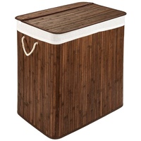 Pana • Wäschebox Holz mit herausnehmbaren Wäschesack • Faltbarer Wäschesammler waschbar • Badezimmer Wäschetruhe • 100% Bambus • versch. Farben und Größen