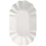 Papstar Schalen Pappe oval 9 cm x 16 cm x 3 cm 1000 St. Weiß