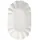 Papstar Schalen Pappe oval 9 cm x 16 cm x 3 cm 1000 St. Weiß