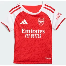 adidas Arsenal 25/26 Mini-Heimausrüstung - Better Scarlet / White - 80