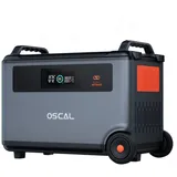 OSCAL Stromerzeuger BP3600 Akkupack für PowerMax 3600/PowerMax 6000, 3,6 in kW, Zusatzakku für PowerMax 3600, 3600Wh, LFP (LiFePO4) schwarz