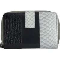 Sunsa Geldbörse Damen Portemonnaie schwarz
