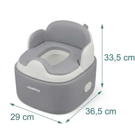 Relaxdays Töpfchen 4-in-1 mit Deckel