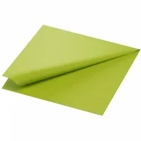 Duni Papierserviette 1000 Duni Servietten, kiwi, 3-lag., 40x40 cm,
