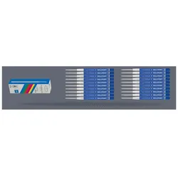 rOtring Parker QUINKflow - Nachfüllpatrone - Blau - ölbasierte Tinte - Mittel (P