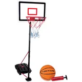 Dunlop Basketballkorb Set Schwarz 165 - 205 cm