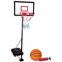 Dunlop Basketballkorb Set Schwarz 165 - 205 cm