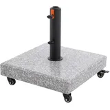 Doppler Schirmständer Granit ca. 50 kg Grau