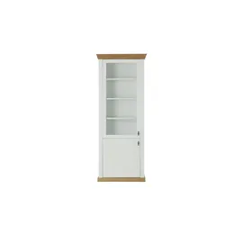 Schöner Wohnen Vitrine Andra 62 x 43 x 207 Holzfarben