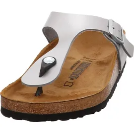 Birkenstock Gizeh Birko-Flor silver 39