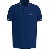 Tommy Hilfiger Poloshirt »CONTRAST GLOBAL STRIPE REG POLO«, mit kontrastfarbenen Details Gr. XL, Anchor blue) , 14283714-XL