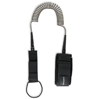 Sportime SUP-Coil Leash Indiana Schwarz