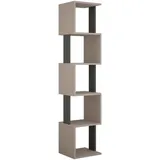 Decortie Bücherregal Piri 35 x 30 x 161 cm Beige
