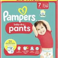 Pampers baby-dry pants Gr.7 (17+kg) Big Pack - 36.0 Stück