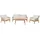 Mendler Gartengarnitur HWC-H56b 7-tlg. Creme
