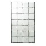 Casa Padrino Wandspiegel Squares 80 x 140 cm Antik