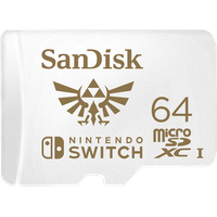 SanDisk Nintendo Switch microSDXC UHS-I U3 Class 10 64 GB weiß