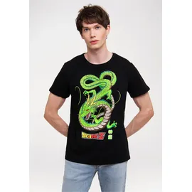 LOGOSHIRT T-Shirt "Dragonball Z - Shenlong", Herren, Gr. L, schwarz, 100% Baumwolle, bedruckt, normal, Rundhals, Shirts T-Shirt, mit lizenziertem Print