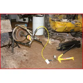 KS Tools Hydraulik-Handpumpe Stahl 585 mm gelb