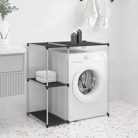 vidaXL Waschmaschinenregal Grau 87x55x90,5 cm Eisen