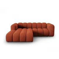 Micadoni Ecksofa Lupine, modular 3-Sitzer orange
