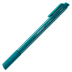 STABILO Filzschreiber pointMax türkisblau, 0,8mm Strichstärke, Nylonspitze,