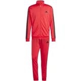 Adidas Sportswear Basic 3 Stripes Tricot Trainingsanzug - pure ruby, XS