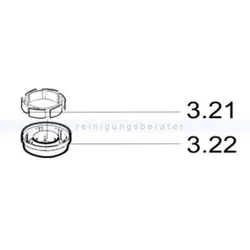 Haaga 452135 Set Kupplung 375/4XX/6XX das Set ersetzt die Einzelbestandteile