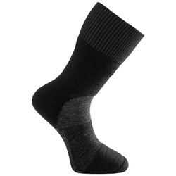 Woolpower Socks Skilled Classic 400 Wandersocken, Multifunktionssocken 45-48 dark grey/black